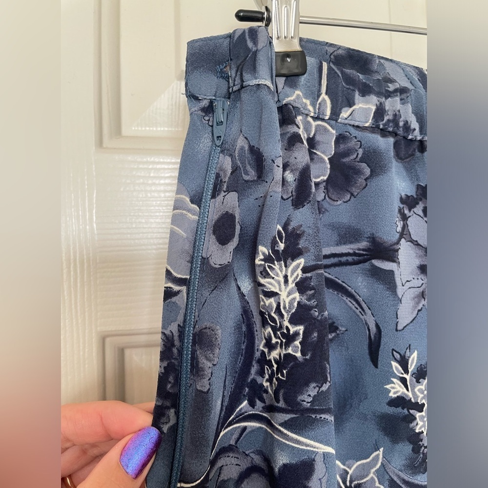 Vintage casual Corner Annex blue floral cottage core boho skirt | M - Picture 4 of 8